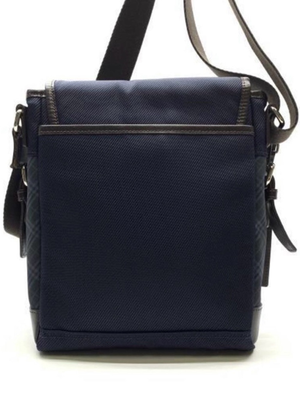 Burberry Navy and Brown Men's Messenger Bag Black Label Japan - Picture 2 of 7